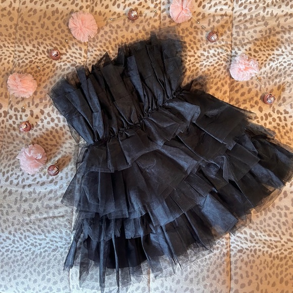 Audrey Parks Mini Tiered Tulle Dress 🖤 - Picture 7 of 9